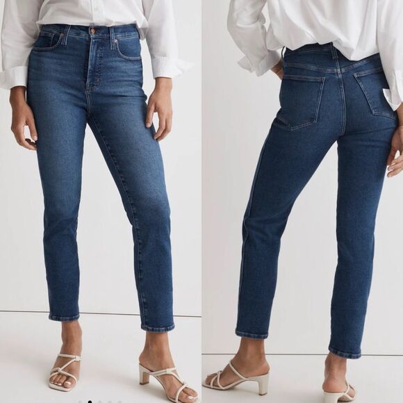 Madewell Stovepipe Straight Jeans - Picture 1 of 6